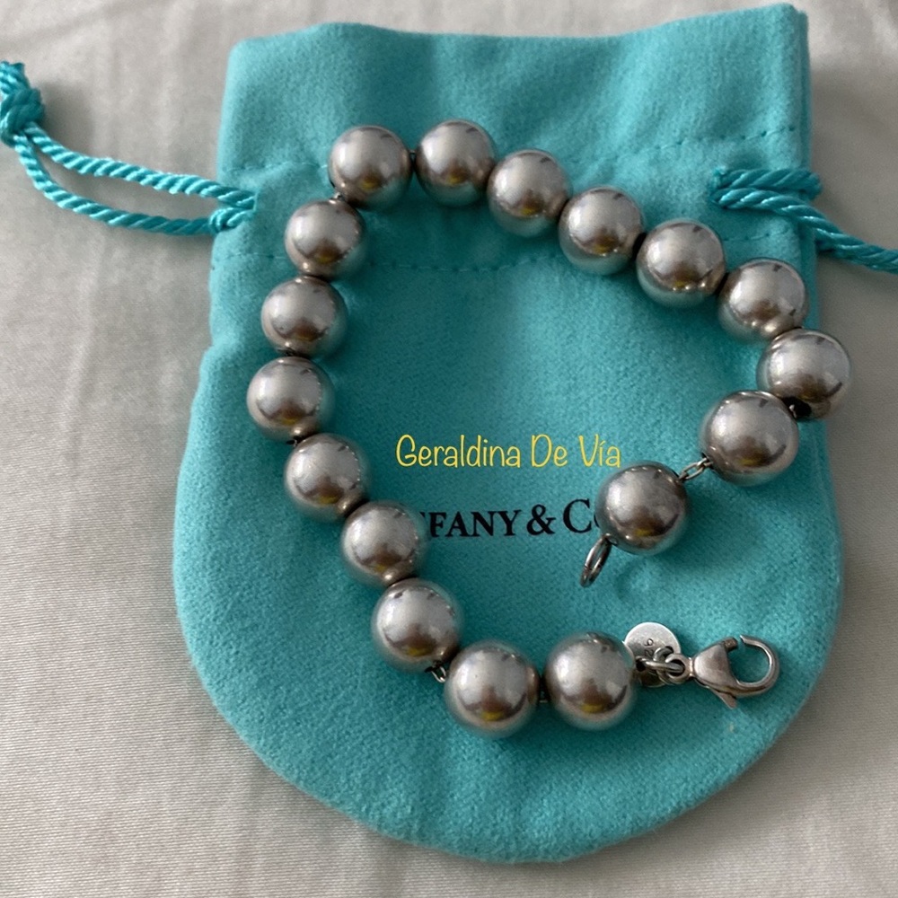 𝐓𝐢𝐟𝐟𝐚𝐧𝐲&𝐂𝐨. 𝐒𝐭𝐞𝐫𝐥𝐢𝐧𝐠 𝐒𝐢𝐥𝐯𝐞𝐫 𝐁𝐞𝐚𝐝 𝐁𝐫𝐚𝐜𝐞𝐥𝐞𝐭. - Picture 2 of 5